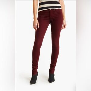 NWOT AG Skinny Velvet Stretch Corduroy Legging Pants